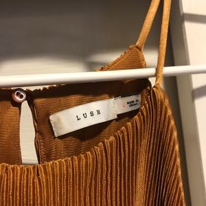 Lush gold/mustard semi formal dress